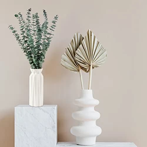 FAVOWREATH 10 Pcs Dried Eucalyptus Stems 43 cm (17") | Natural Greenery for Home Decor thumbnail 9