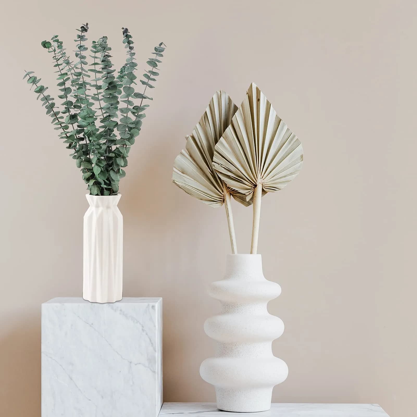 FAVOWREATH 10 Pcs Dried Eucalyptus Stems 43 cm (17") | Natural Greenery for Home Decor - view 9