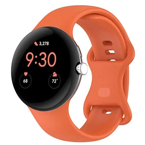 Eiavike Silicone Band Compatible with Google Pixel Watch 41mm | Breathable, Soft, Durable Sport Replacement Strap thumbnail 1