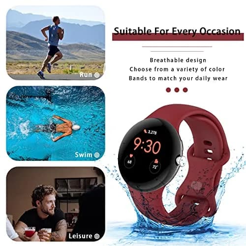 Eiavike Google Pixel Watch 41mm Band | Silicone Replacement Strap for Pixel Watch 1/2/3/4/5 thumbnail 5