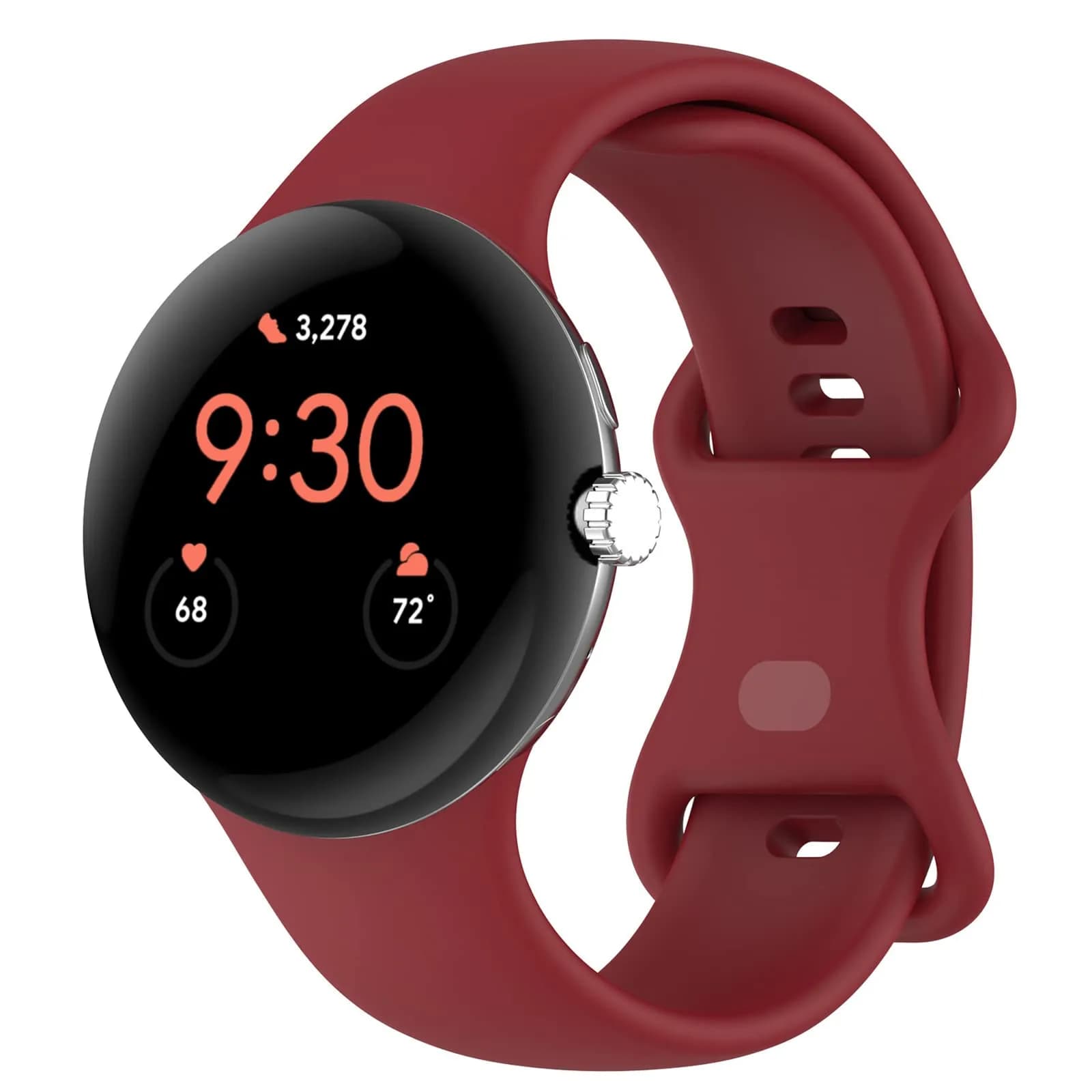 Eiavike Google Pixel Watch 41mm Band | Silicone Replacement Strap for Pixel Watch 1/2/3/4/5