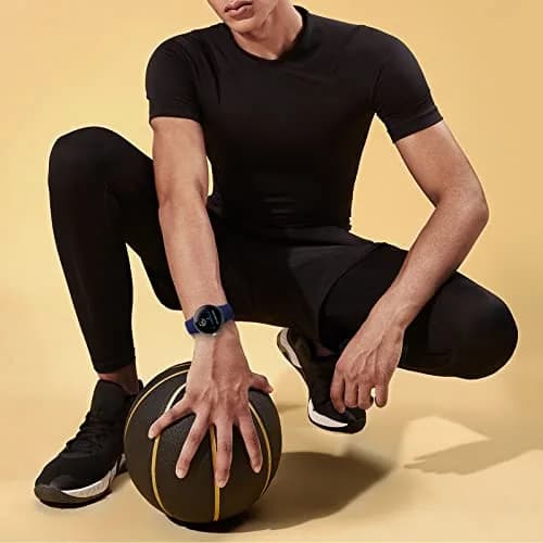 Eiavike Silicone Band for Google Pixel Watch 41mm (Large, Navy Blue) | Breathable & Durable Replacement Strap thumbnail 4