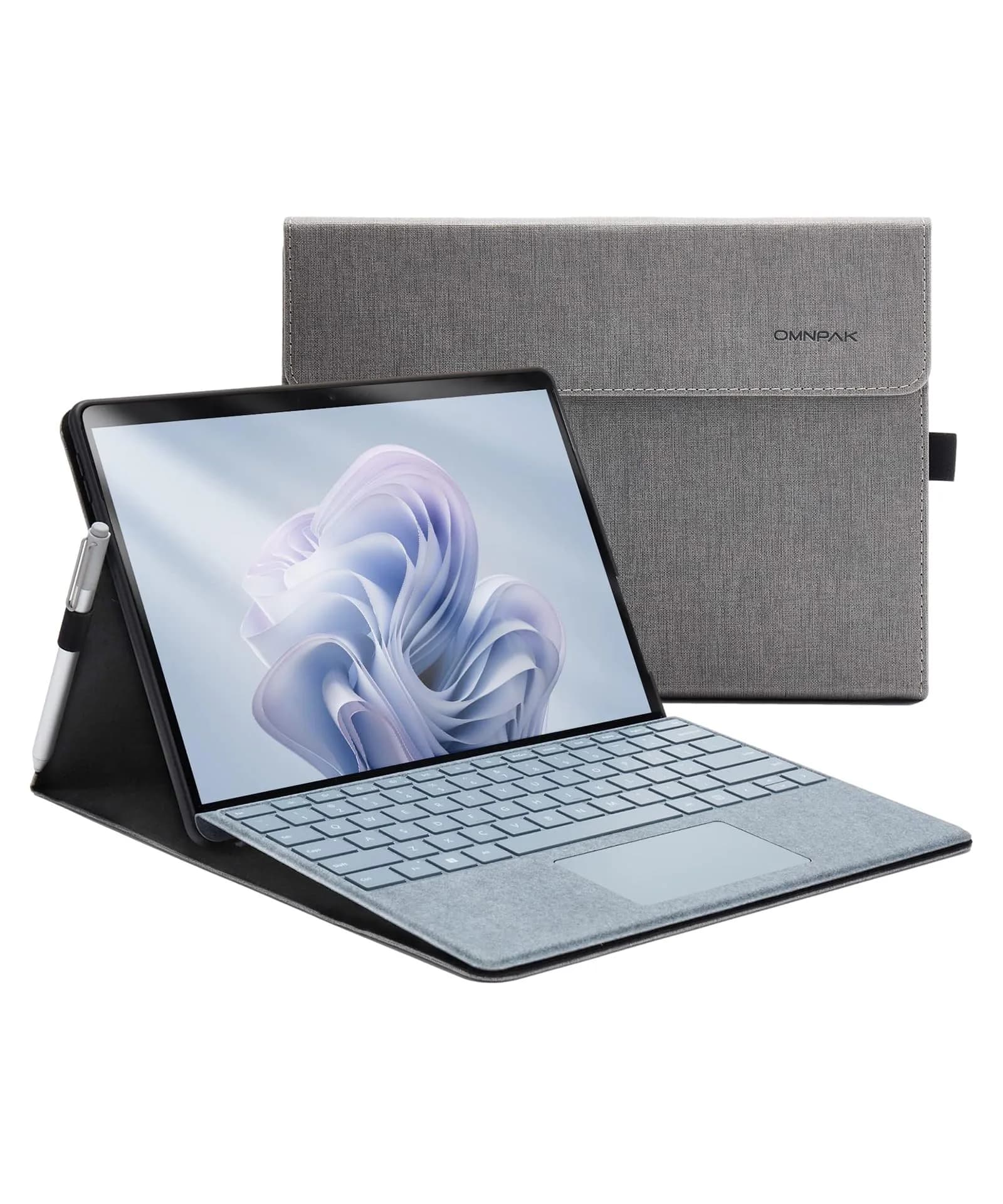 Omnpak Case for 13-inch Surface Pro 11/10/9 | Multi-Angle Stand & Stylus Holder - main product image