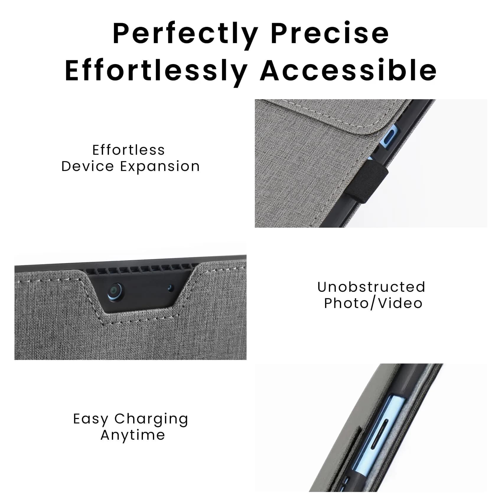 Omnpak Case for 13-inch Surface Pro 11/10/9 | Multi-Angle Stand & Stylus Holder - view 8