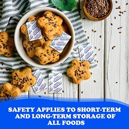 QHOWYAL 300CC Food Grade Oxygen Absorbers | Long-Term Food Storage Solution (70-120 chars) thumbnail 4