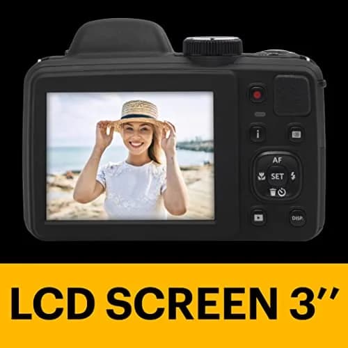 KODAK PIXPRO AZ405 Digital Camera 20MP 40x Optical Zoom 24mm Wide Angle Black | 1080p HD Video, AA Battery Powered thumbnail 4