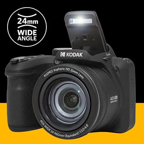 KODAK PIXPRO AZ405 Digital Camera 20MP 40x Optical Zoom 24mm Wide Angle Black | 1080p HD Video, AA Battery Powered thumbnail 5