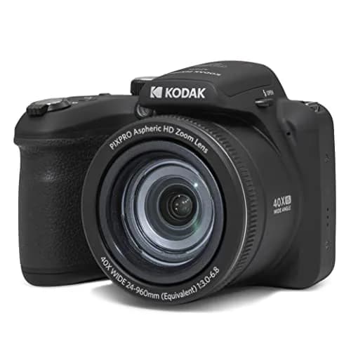 KODAK PIXPRO AZ405 Digital Camera 20MP 40x Optical Zoom 24mm Wide Angle Black | 1080p HD Video, AA Battery Powered thumbnail 1