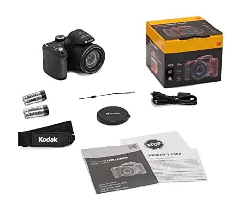 KODAK PIXPRO AZ405 Digital Camera 20MP 40x Optical Zoom 24mm Wide Angle Black | 1080p HD Video, AA Battery Powered thumbnail 9