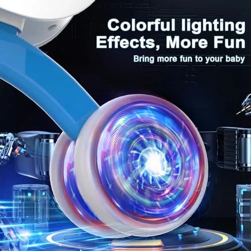 Gamfeiny Colorful Lighting Baby Balance Bike | 10-36 Months Toddler First Riding Toy thumbnail 3