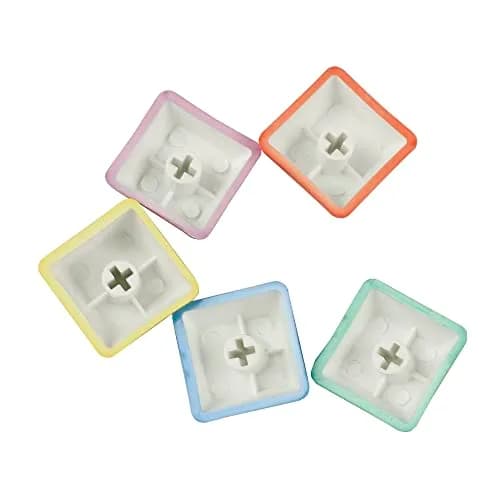 Mechkeeb OEM Pac-man 5 Keys PBT Keycaps | Retro Rainbow Dye-Sublimation for MX Mechanical Keyboards thumbnail 2