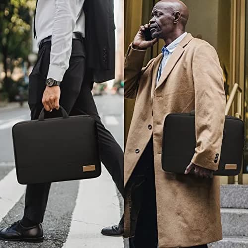 bagasin 13.3 Inch Laptop Sleeve Case TSA Friendly | Waterproof, Slim & Compatible with MacBook Pro 14 & Surface Book thumbnail 5