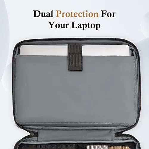 bagasin 17 17.3 Inch Laptop Sleeve Case | Waterproof, Slim & TSA Friendly for HP, Lenovo, Dell, ASUS 17.3" thumbnail 6