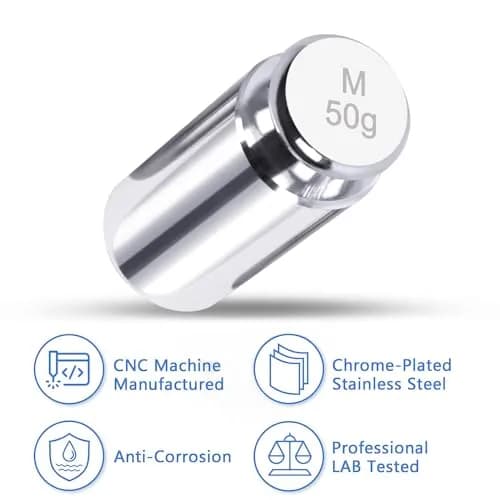 QP OIML Class M1 Calibration Weight 50g (1.76 oz) | Precision Scale Calibration thumbnail 3