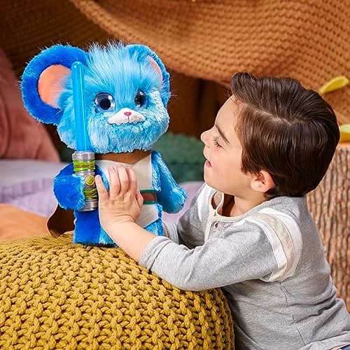 Star Wars: Young Jedi Adventures Jabberin' Jedi Nubs, Electronic Plush, Lights & Sounds, Toys, Preschool Toys for 3 Year Old Boys & Girls thumbnail 8