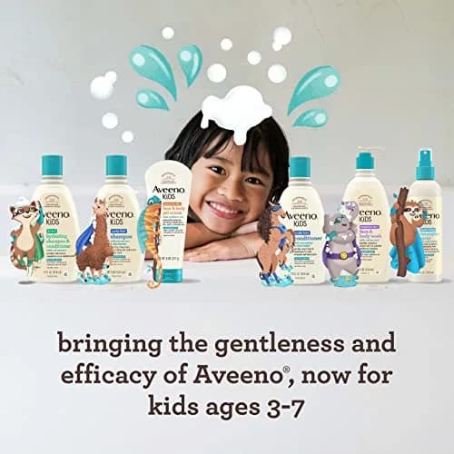 Aveeno Baby Kids Sensitive Skin Face & Body Gel Cream 237ml (8 oz) | Hypoallergenic & 24-Hour Hydration thumbnail 5