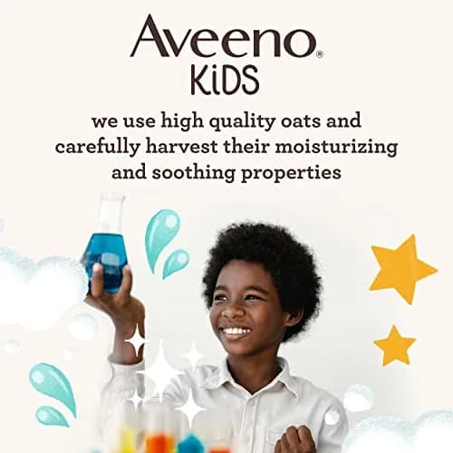 Aveeno Baby Kids Sensitive Skin Face & Body Gel Cream 237ml (8 oz) | Hypoallergenic & 24-Hour Hydration thumbnail 7
