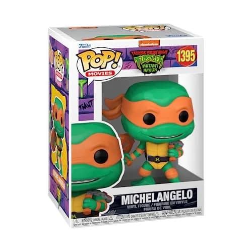 Funko POP! Teenage Mutant Ninja Turtles Michelangelo | 3.75 inch Vinyl Collectible (70-120c) thumbnail 1