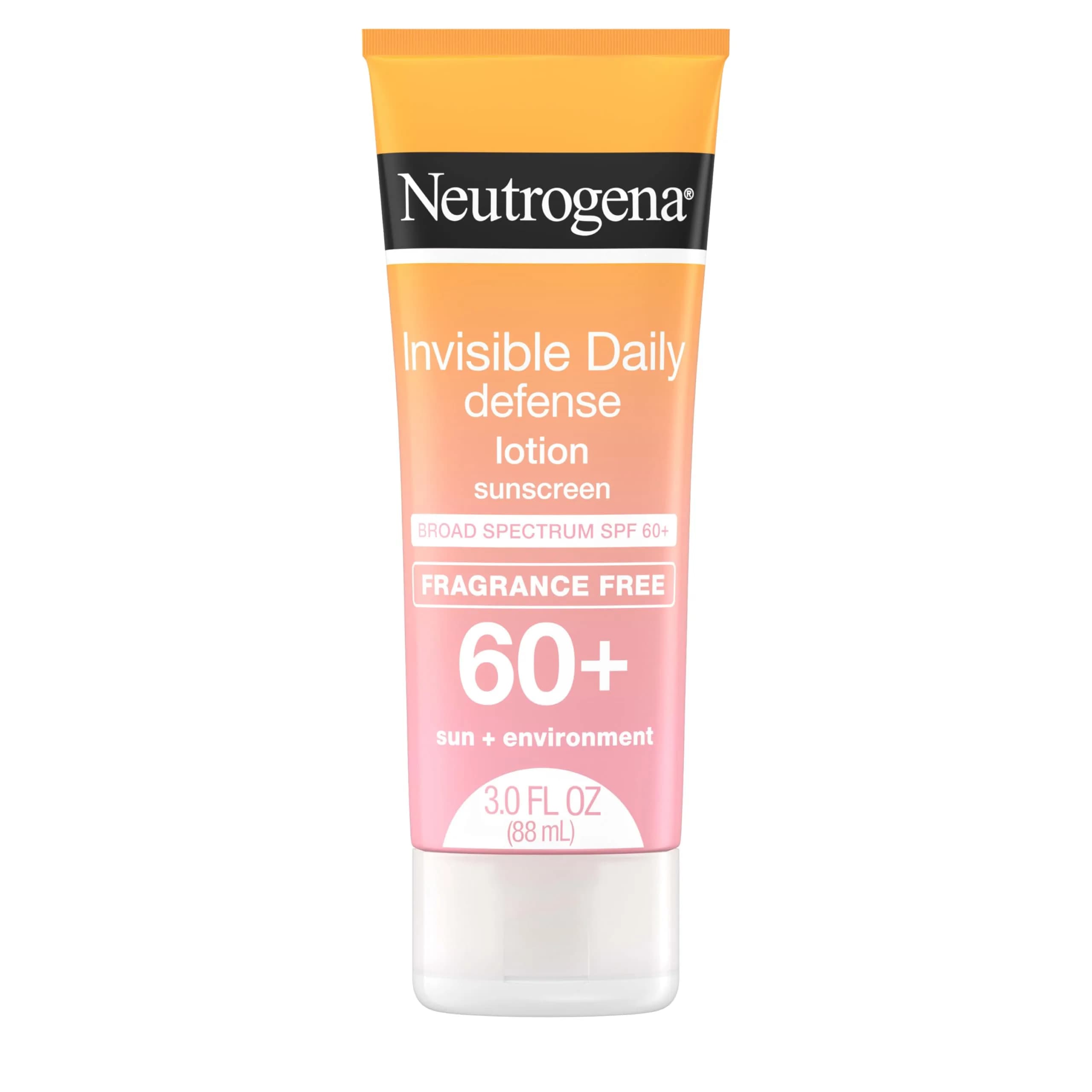 Neutrogena Invisible Daily Defense Sunscreen Lotion SPF 60+ 89ml (3.0 fl oz) | Broad Spectrum UVA/UVB Protection - main product image