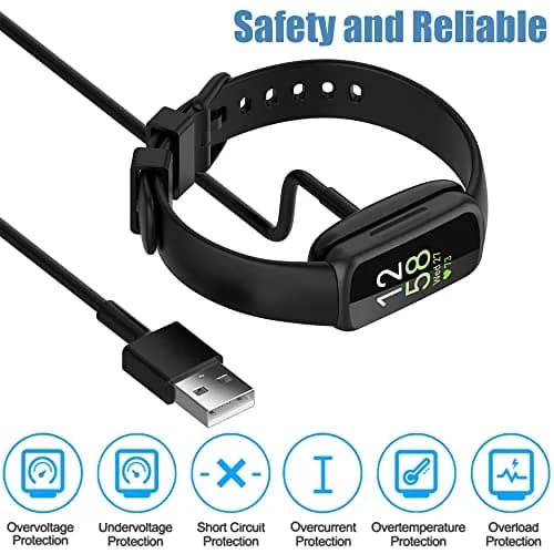 EXMRAT USB Charging Cable for Fitbit Inspire 3, 1m (3.3ft) | Fast Charging Cable thumbnail 2