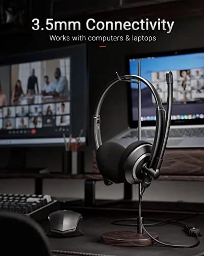 awatrue Wired Headset with Noise Cancelling Microphone | 181g (0.4lb) thumbnail 4