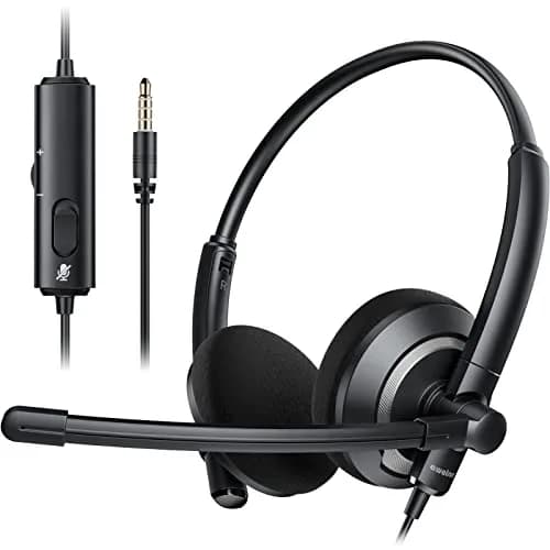 awatrue Wired Headset with Noise Cancelling Microphone | 181g (0.4lb) thumbnail 1