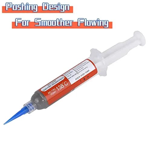 Wonderway Sn42/Bi58 T4 Lead Free Solder Paste 30g | No Clean, 138℃ Melting Point, USA Import thumbnail 3