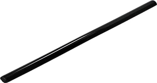 TileHQ 1/2" x 12" Ceramic Jolly Trim in Semi-Gloss Black | Stylish Wall Border for Kitchen & Decor thumbnail 2