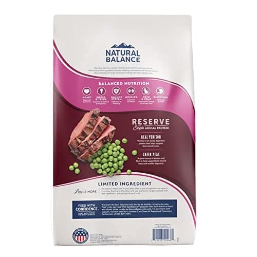Natural Balance Limited Ingredient Cat Food, Green Pea & Venison, 4 lb | Grain-Free, Sensitive Stomach Support thumbnail 2