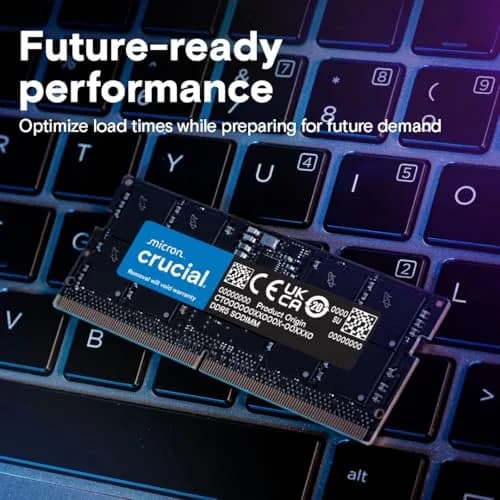 Crucial 16GB DDR5 Laptop RAM 5600MHz (16GB) | Boosts System Performance thumbnail 5