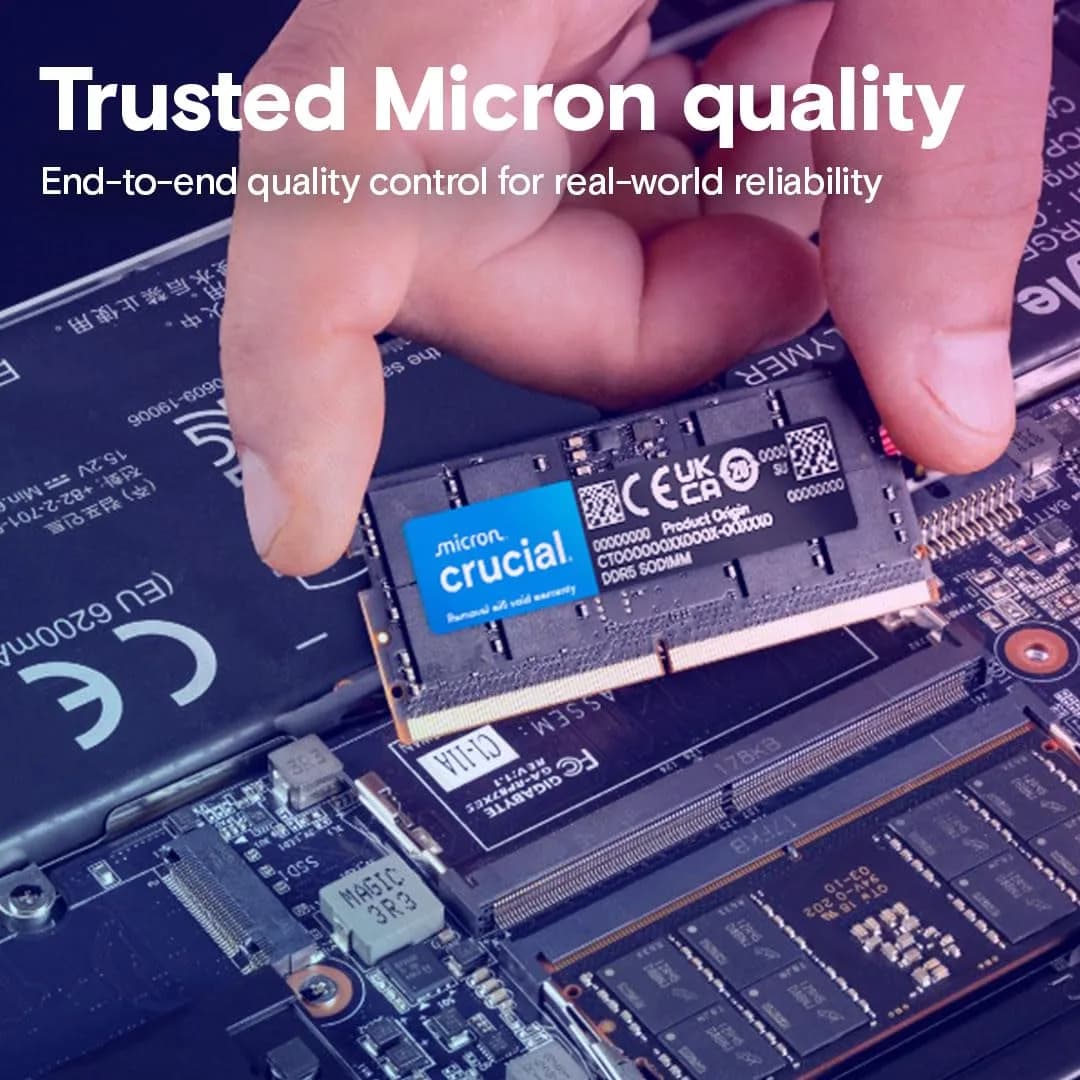 Crucial 16GB DDR5 Laptop RAM 5600MHz (16GB) | Boosts System Performance - view 6