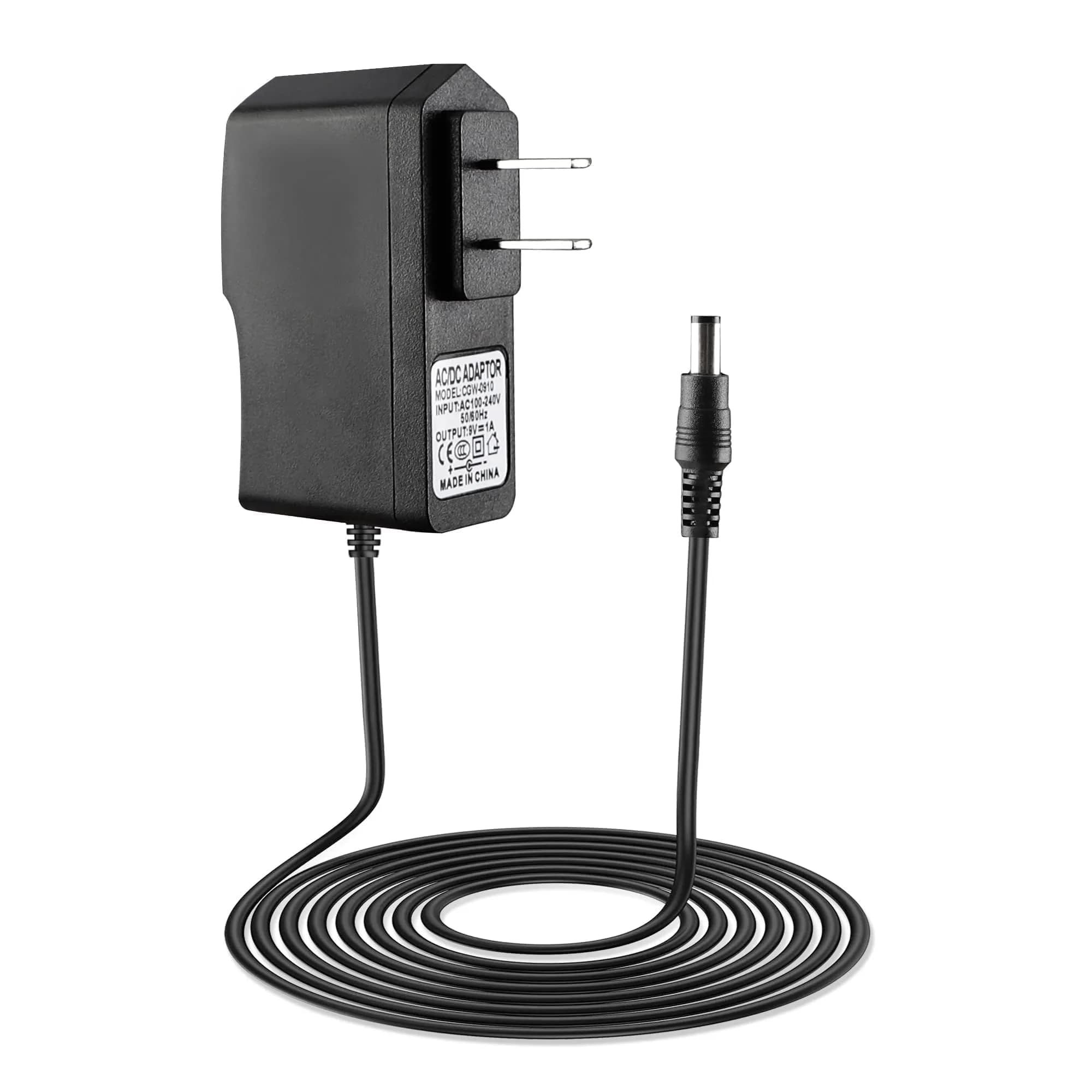 BXIZXD Guitar Pedal Power Supply 9V 1A | Compatible with Boss, Roland & More (100-120 words) — Black