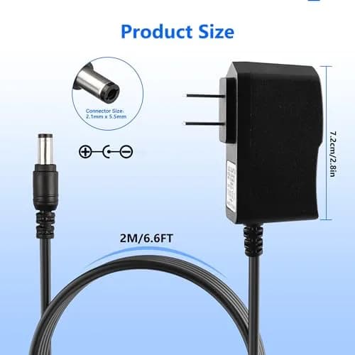 BXIZXD Guitar Pedal Power Supply 9V 1A | Compatible with Boss, Roland & More (100-120 words) thumbnail 4
