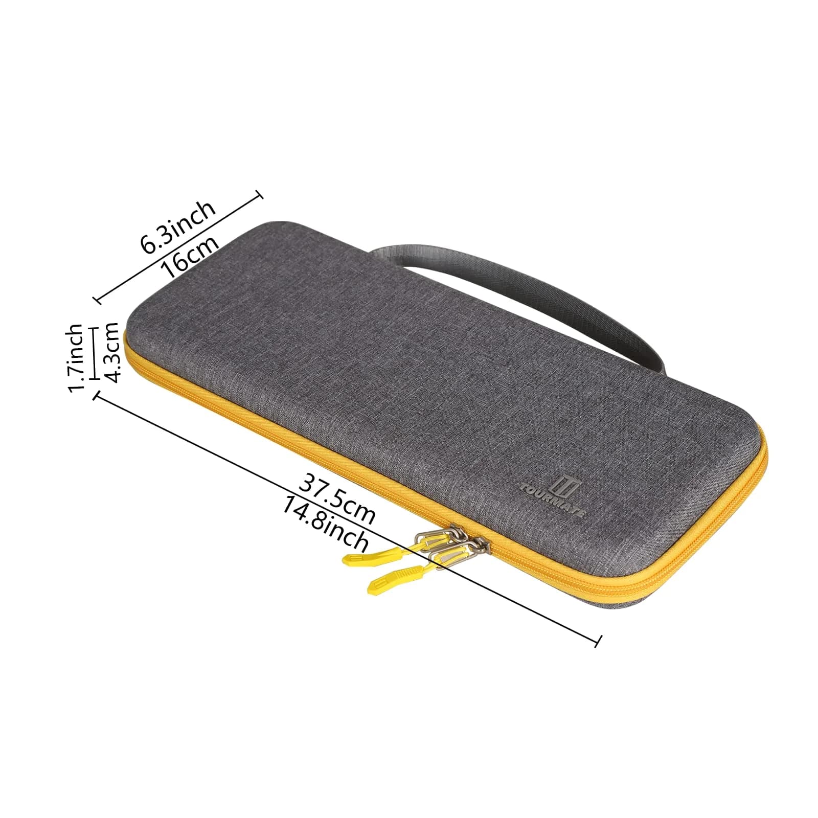 Tourmate Hard Storage Case for Logitech K400 Plus Keyboard | 37.1cm x 16cm x 5.1cm (14.6" x 6.3" x 2") - view 4