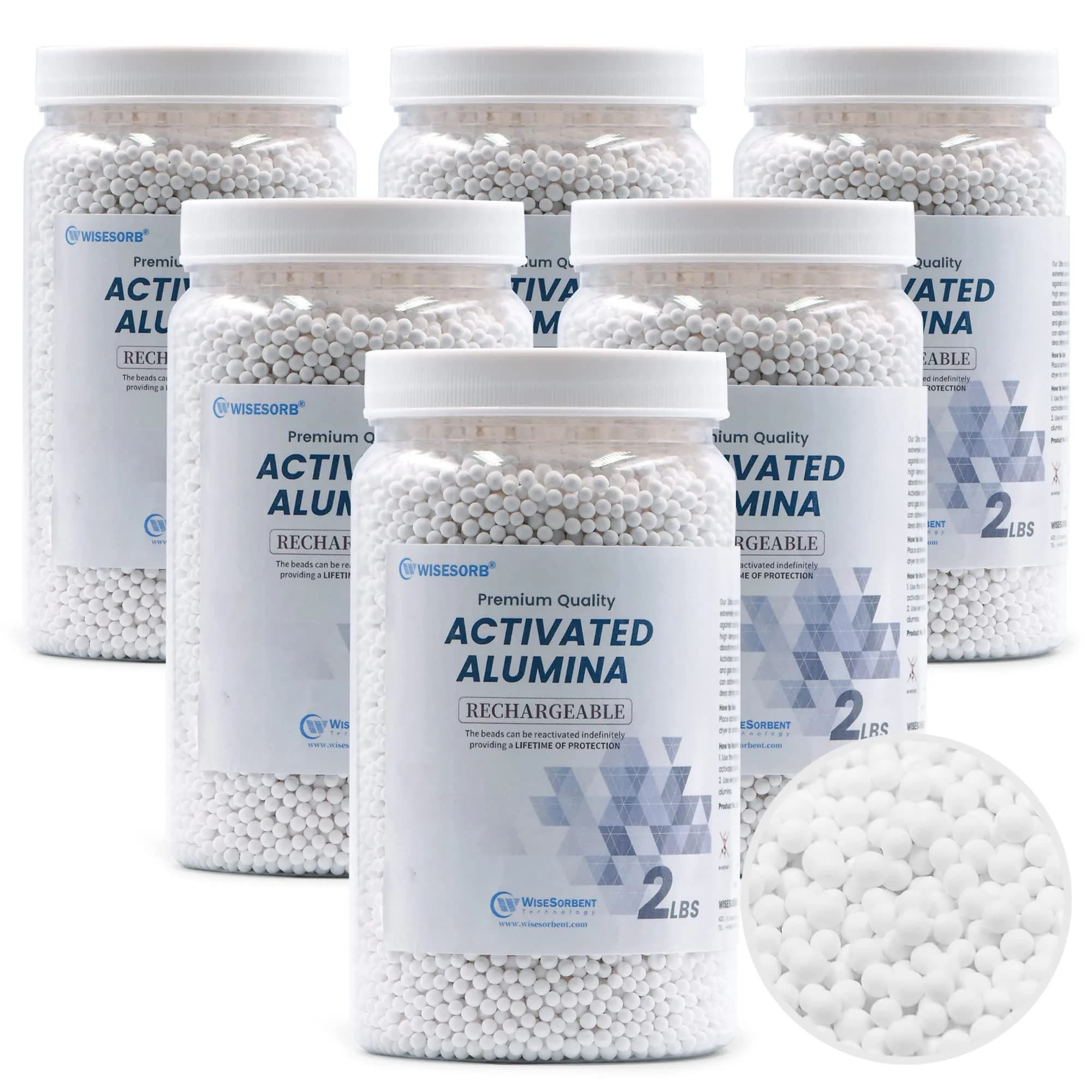 Wisesorb Activated Alumina Desiccant 12 LBS (5.44 kg) | Reusable Moisture Absorber for Filament Drying - main product image