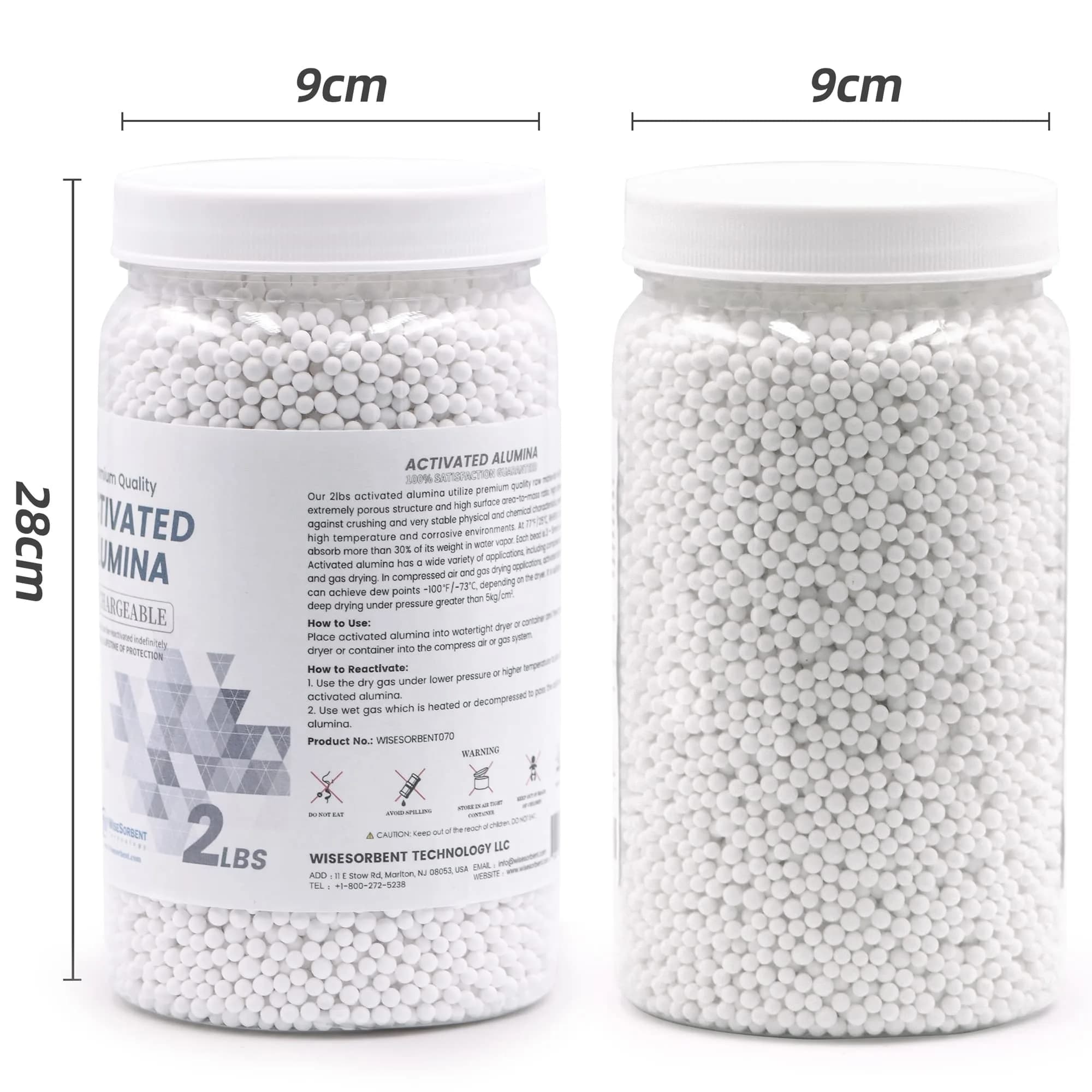 Wisesorb Activated Alumina Desiccant 12 LBS (5.44 kg) | Reusable Moisture Absorber for Filament Drying - view 4