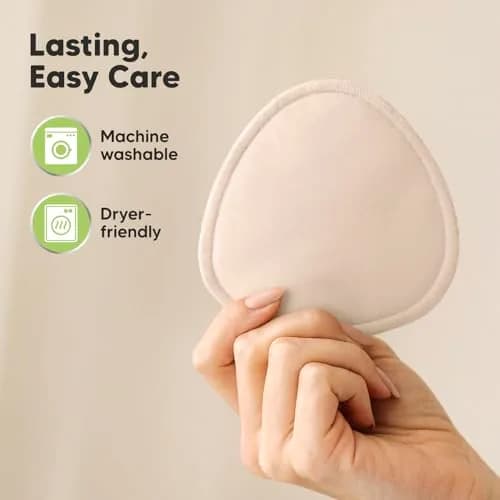 KeaBabies Reusable Nursing Pads, Large 11.6cm (4.8") | 14-Pack Organic Bamboo Viscose for Comfort & Absorbency thumbnail 7