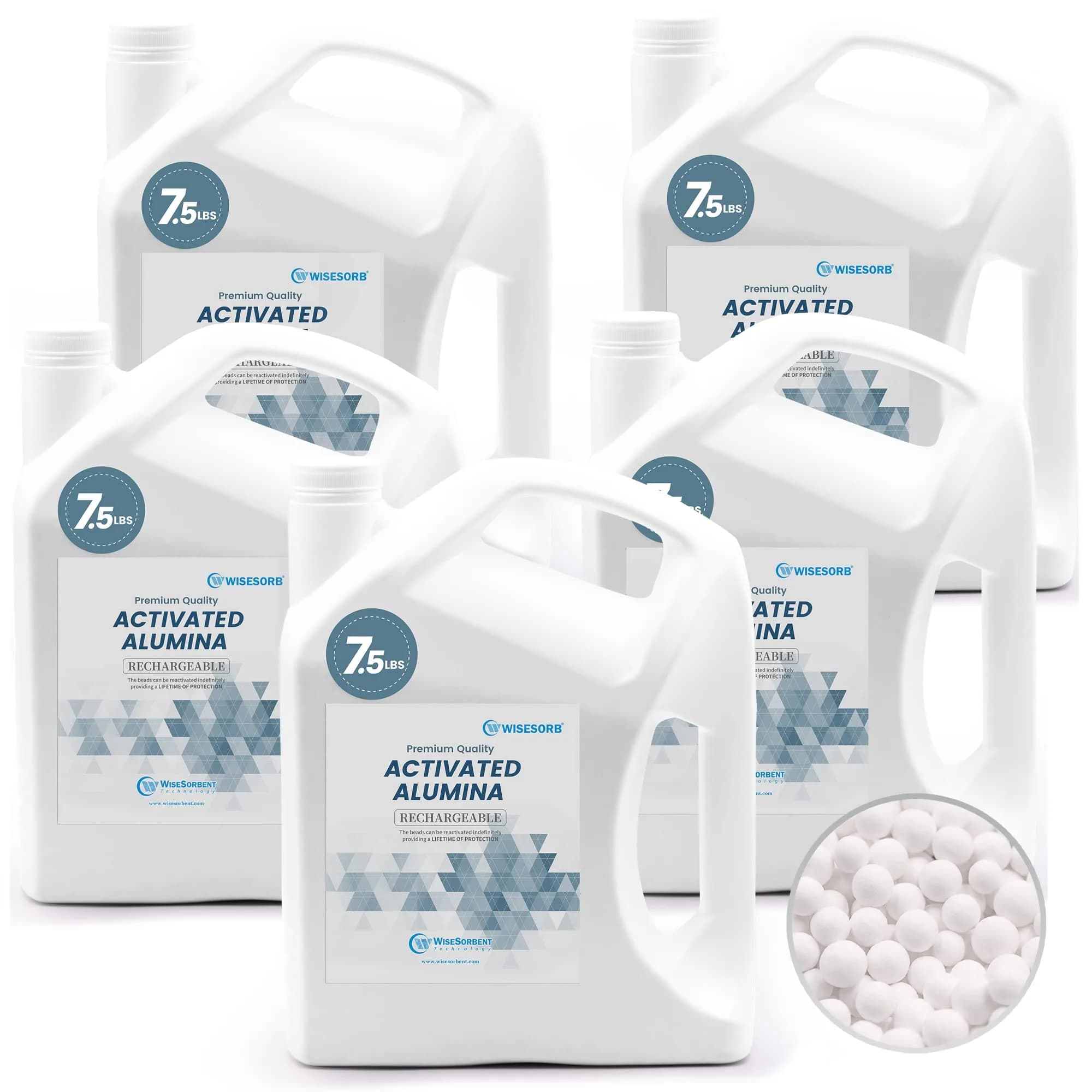 Wisesorb Activated Alumina Desiccant 17 kg (37.5 lb) | Moisture Absorber for Filament Drying & Air Systems - main product image