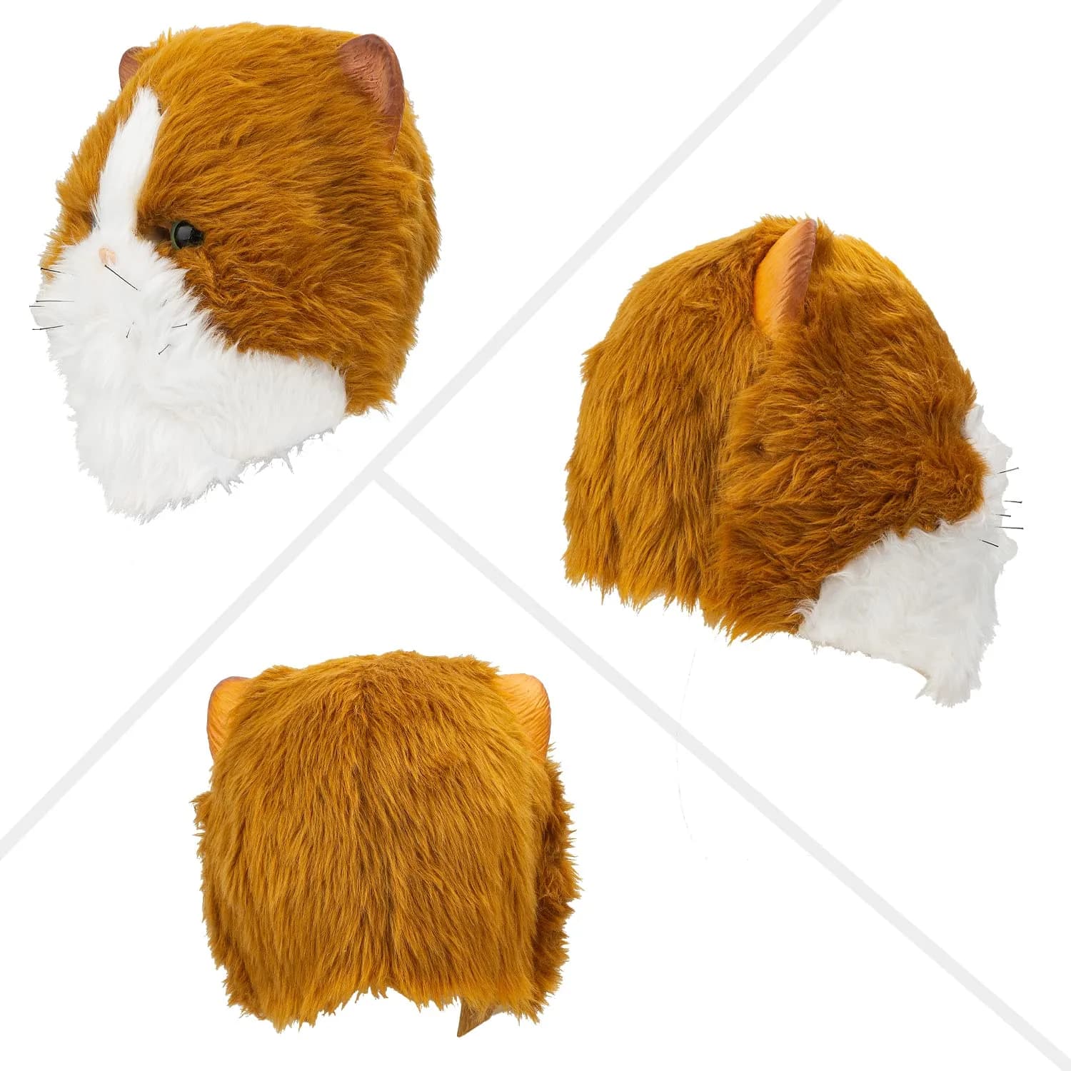 PartyHop Realistic Cat Head Mask for Adults | Latex Animal Costume Mask - view 6