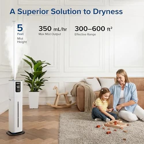 Levoit OasisMist 1000S Smart Humidifier 10L (3.4 Gallon) | Ultrasonic Cool Mist for Large Rooms Up to 600 sq ft thumbnail 5