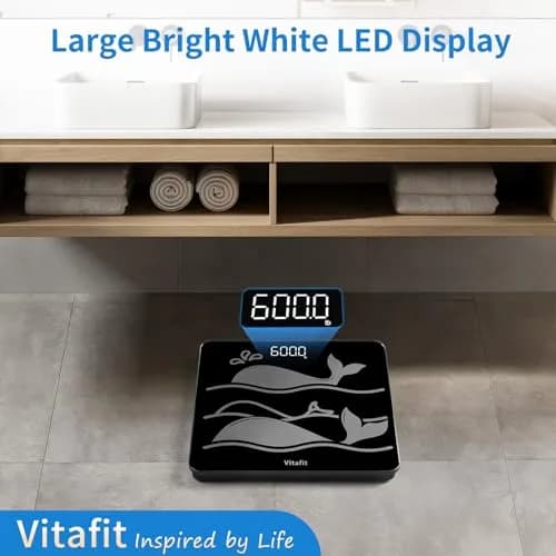 Vitafit Smart Digital Body Weight Scale 300kg (660lb) | FDA Approved, App Sync thumbnail 6