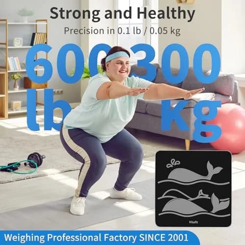Vitafit Smart Digital Body Weight Scale 300kg (660lb) | FDA Approved, App Sync thumbnail 2