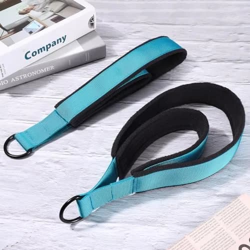 TOBWOLF Double Loop Pilates Straps for Reformer 15 inches (38.1 cm) | Sweat-Resistant Comfort for Home Gym Workouts thumbnail 5