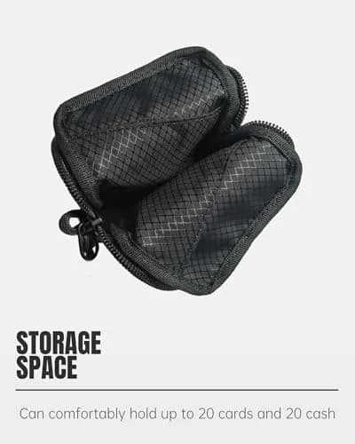 Y-SHP MATRIX EDC Wallet, RFID Blocking Zipper, Compact 4.3 x 2.8 x 0.8 in, Built to Last thumbnail 3