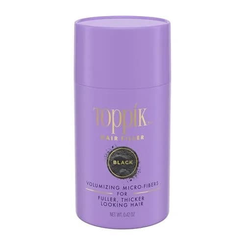 TOPPIK Hair Filler, Black, 12G | Instant Thicker Hair with Keratin Fibers thumbnail 1