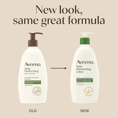 Aveeno Daily Moisturizing Body Lotion for Normal to Dry Skin 1064ml (36 Fl Oz) Twin Pack | Dermatologist Recommended for Sensitive Skin thumbnail 2