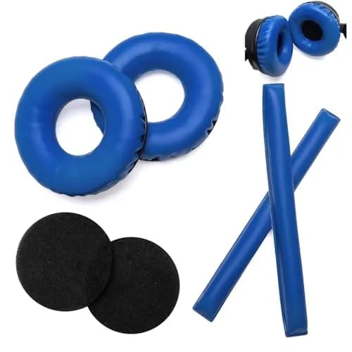 Voarmaks Ear Pads Headband Kit for Sennheiser HD25, HD250BT, HMD25 | Rainbow Color Replacement Cushions thumbnail 1