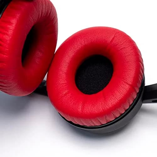 Voarmaks Ear Pads Headband Kit for Sennheiser HD25, HD250BT, HMD25, Red | Compatible with HD25 Series | Colorful & Comfortable thumbnail 5