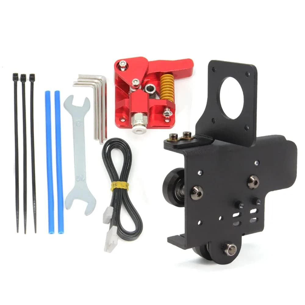 Yeebyee CR-10S Pro V2 Direct Drive Upgrade Kit Aluminum Plate with Dual Gear Extruder, 286g (0.63lb) — Aluminum Plate+Dual Extruder Kit