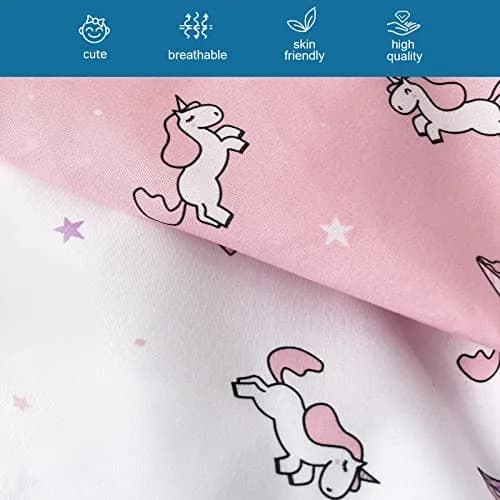 SPRINGSPIRIT Pack and Play Sheets 2-Pack | Pink Animal Print, 39x27x5 inches (99x69x13 cm) thumbnail 3